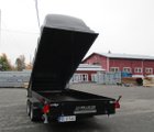 JJ trailer 4000HD svart uppfällt kåpsläp